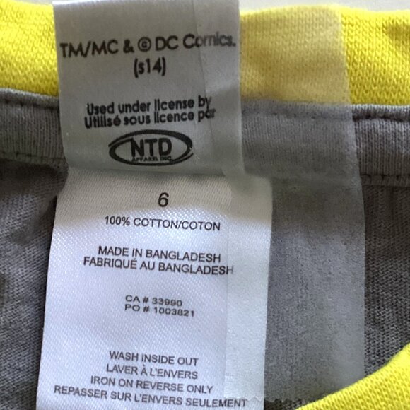 Kids Batman Sleeveless Cotton Graphic T-Shirt 6 year Old Boy - Picture 4 of 4